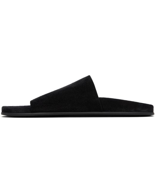 The Row Black Hugh Slides