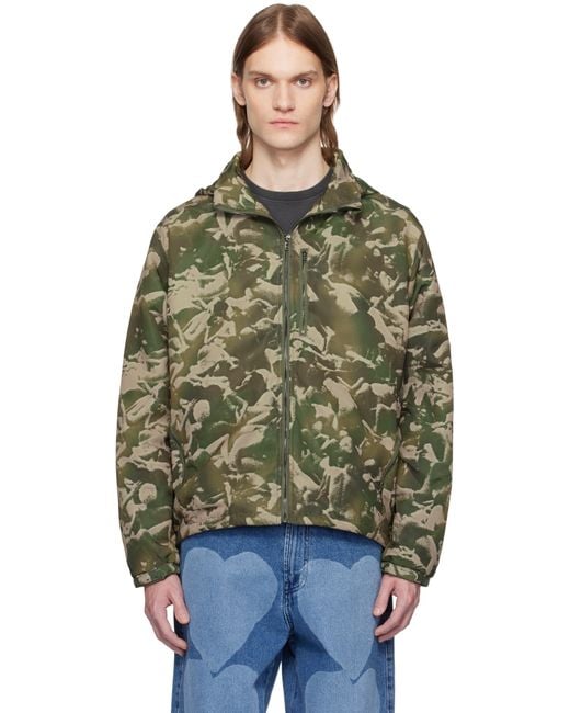 Carne Bollente Black Khaki Peaceful Passion Camo Jacket for men