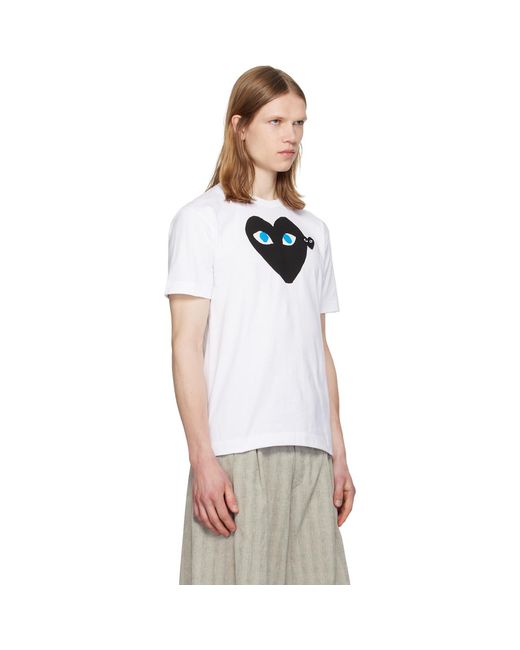 COMME DES GARÇONS PLAY Black Emblem Heart' T-Shirt for men