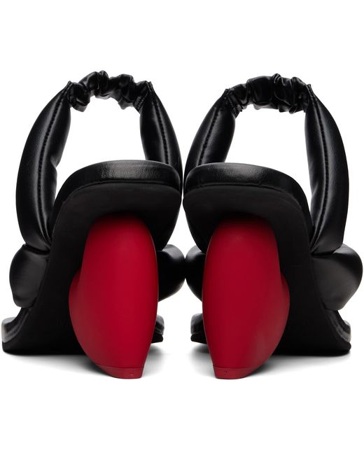 Yume Yume Black Love Heeled Sandals