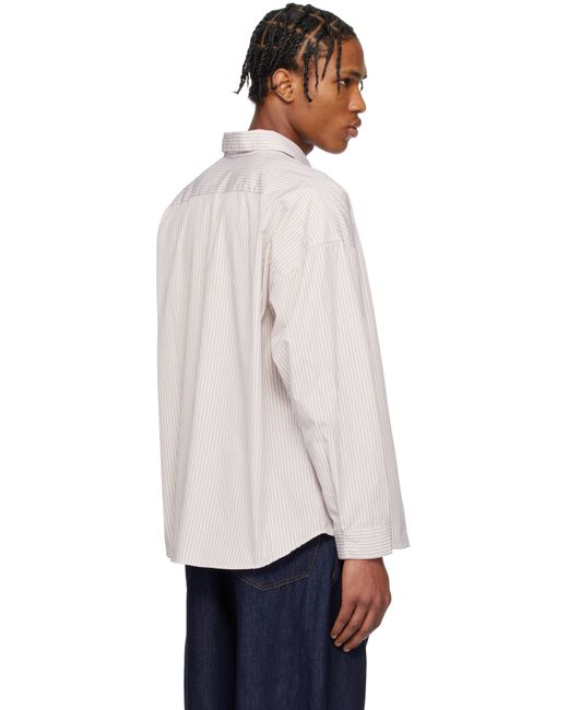sunflower White Tan Stable Shirt for men