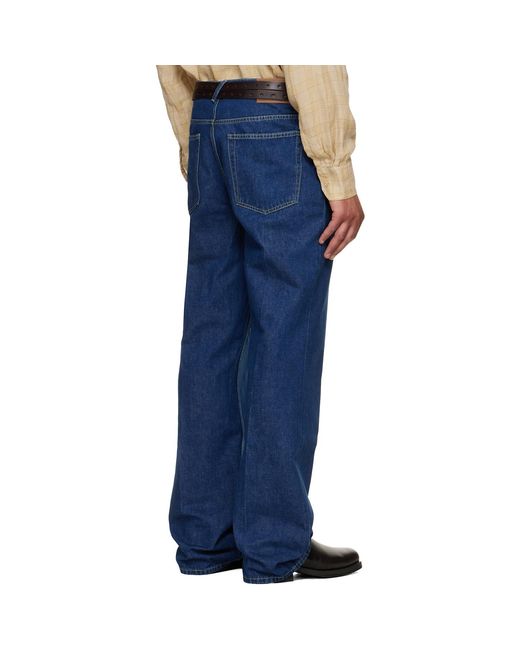 Our Legacy Blue Indigo 70s Cut Jeans for men