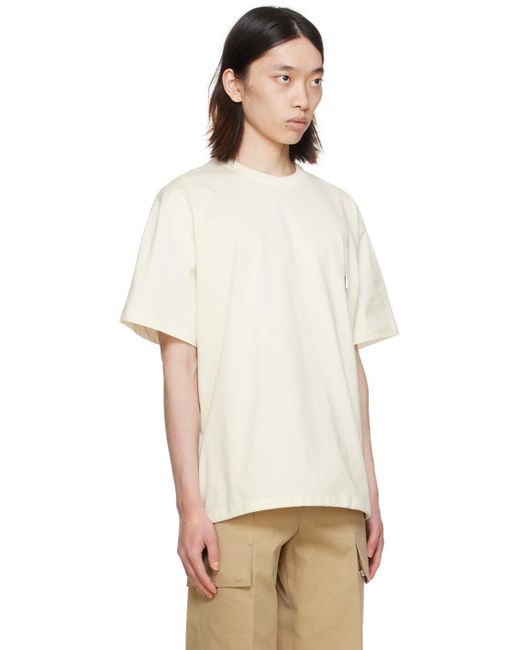 Wooyoungmi Off-white Drawstring T-shirt for men