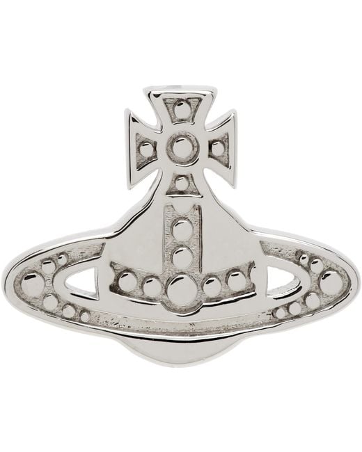 Vivienne Westwood Metallic Marinetta Stud Single Earring for men