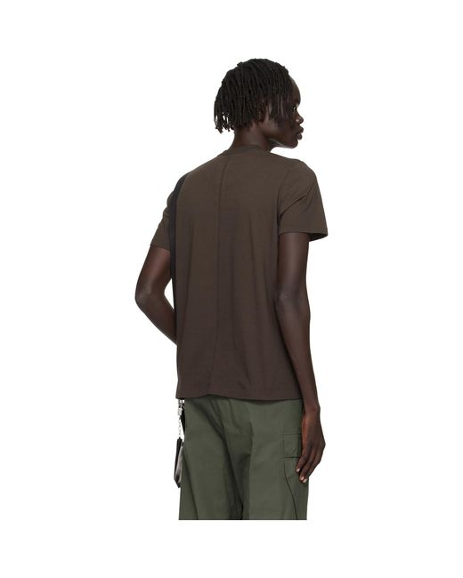 Rick Owens Black Concordians Short Level T-Shirt for men