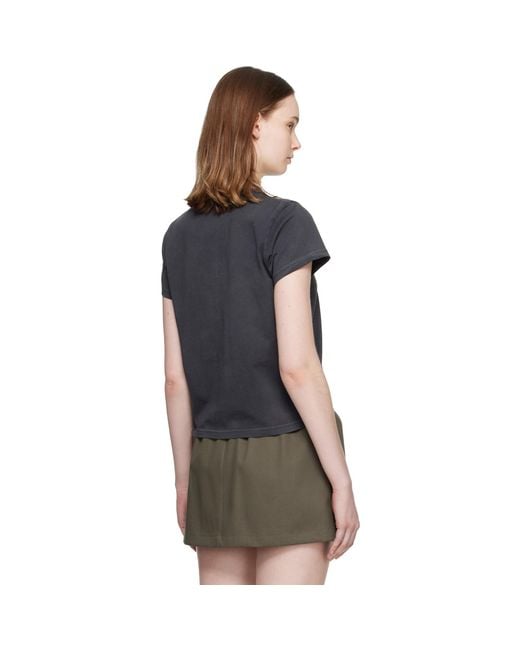 Alexander Wang Multicolor Hotfix Logo Shrunken T-shirt