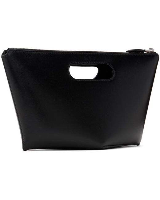 Alaïa Black Folded Zipped Clutch