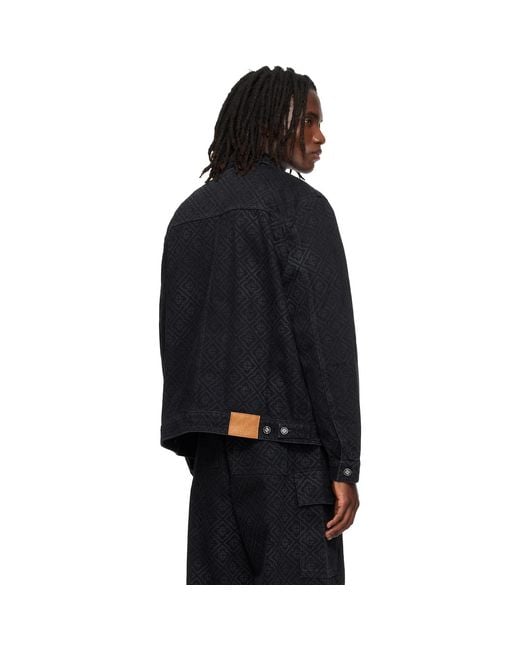 Casablanca Black Monogram Jacket for men