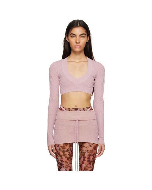 KNWLS Pink Cali Sweater