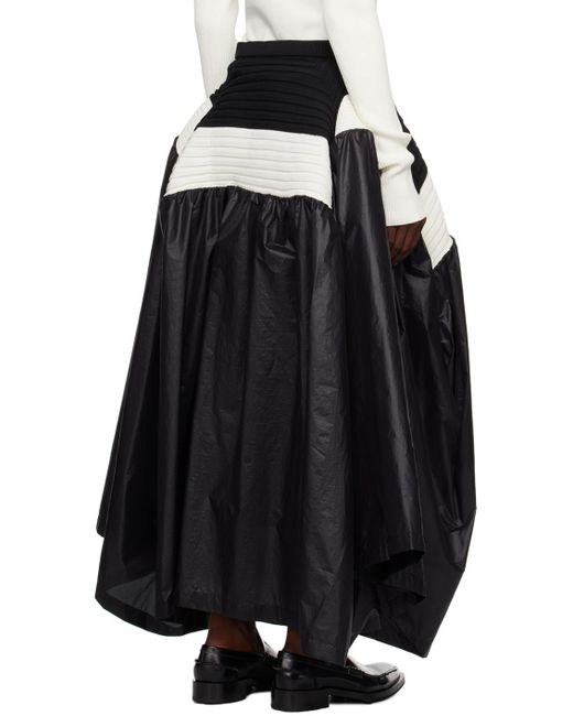 Issey Miyake Black Square Scheme-2 Maxi Skirt