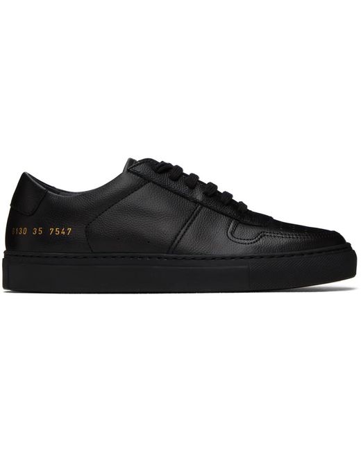 Common Projects Black Bball Classic Low Sneakers