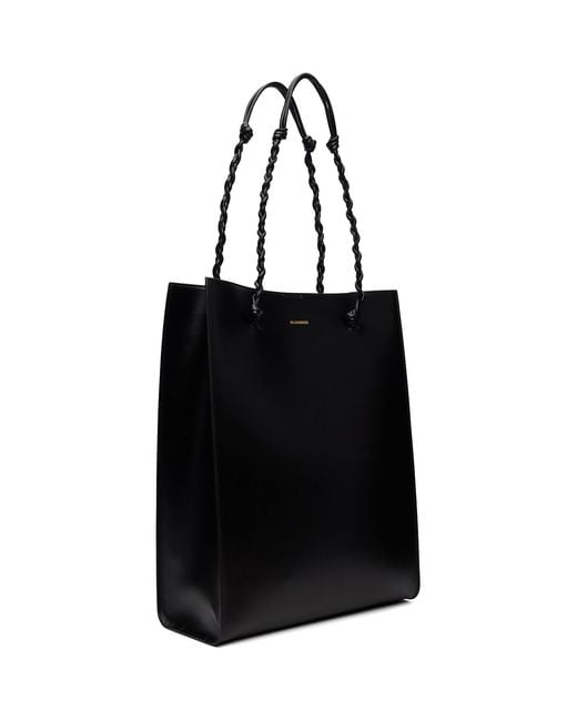 Jil Sander Black Tangle Tote