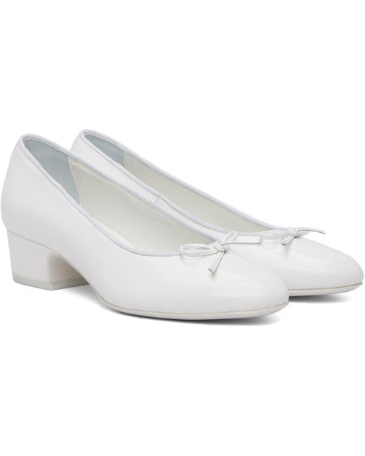 Sandy Liang White Ballet Pump 40 Heels