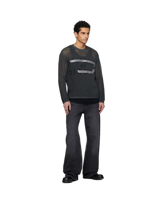 Pull Roch Gris DIESEL pour homme en coloris Black