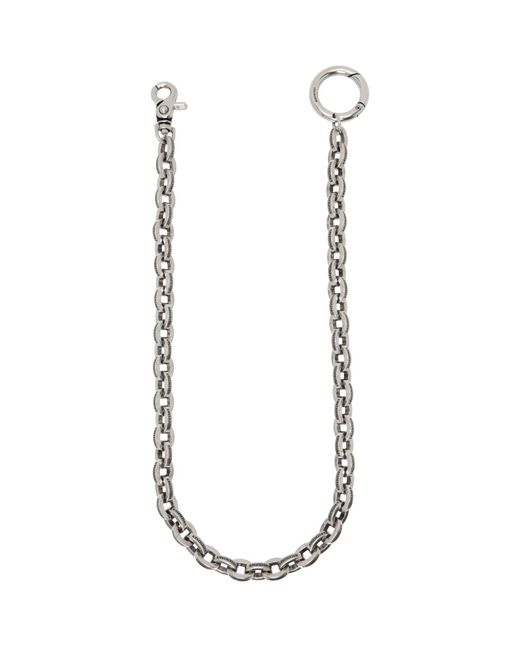 Balenciaga Metallic Melrose Trouser Keychain for men