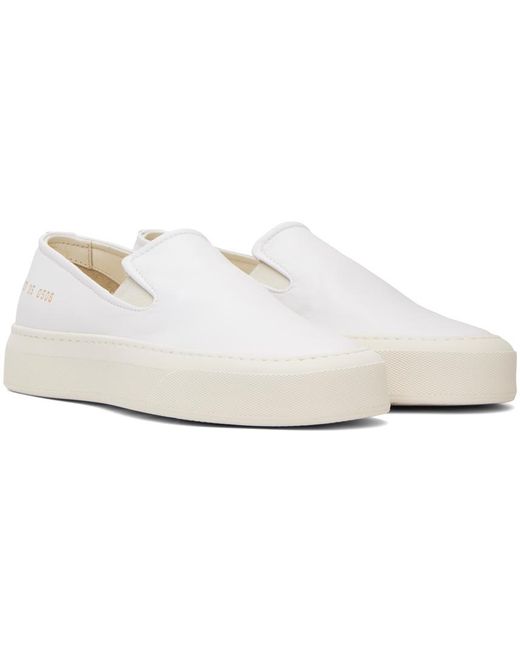 Common Projects Black Slip On Sneakers