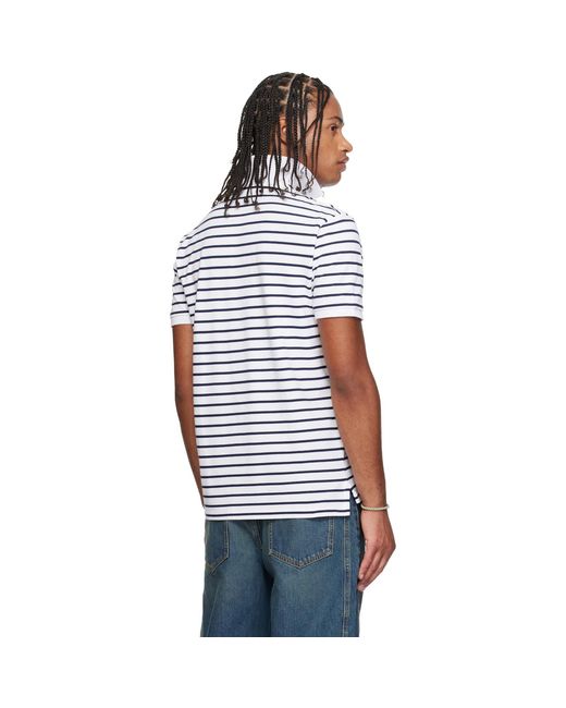 Polo Ralph Lauren White Slim Fit Polo Bear Polo for men