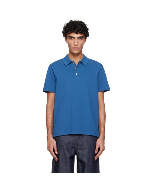 A.P.C. Blue Standard Polo for men