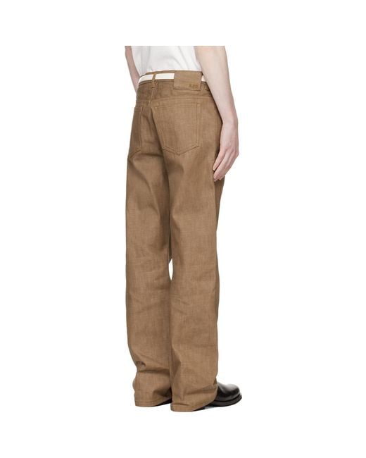 A.P.C. Brown Tan Arno Jeans for men