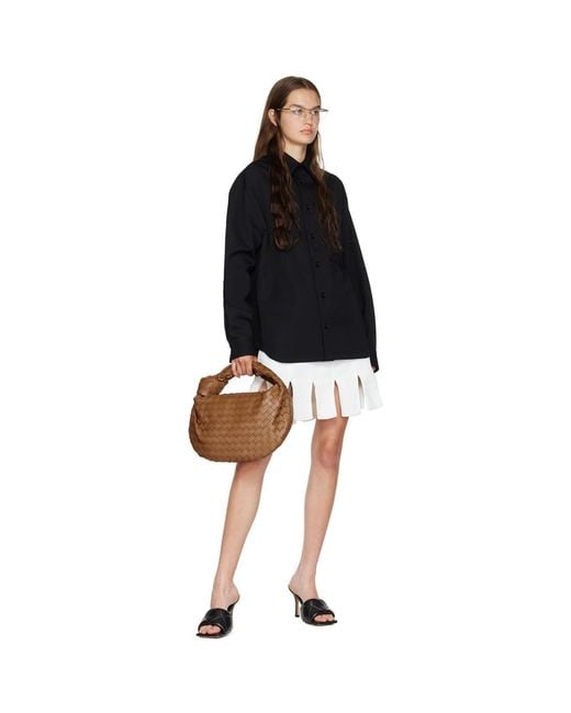 Bottega Veneta Brown Teen Jodie Shoulder Bag