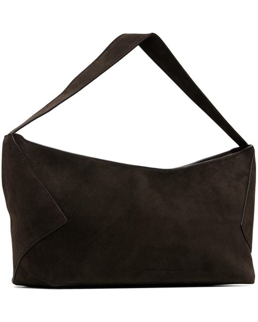 Studio Nicholson Black Hagu Suede Bag