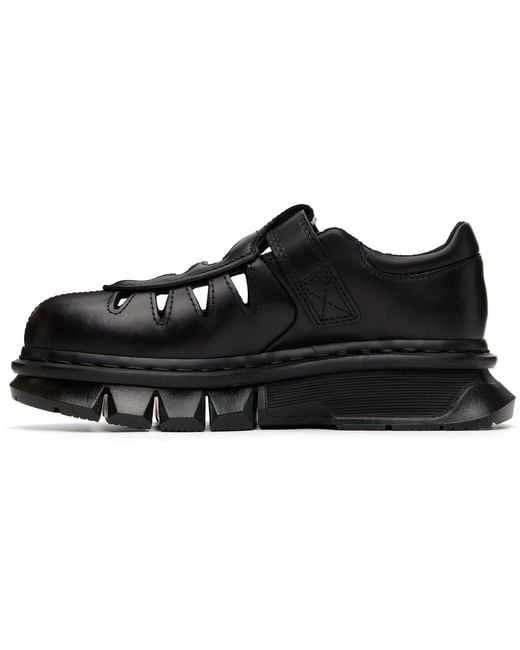 Dr. Martens Black Qubist Fisherman Loafers