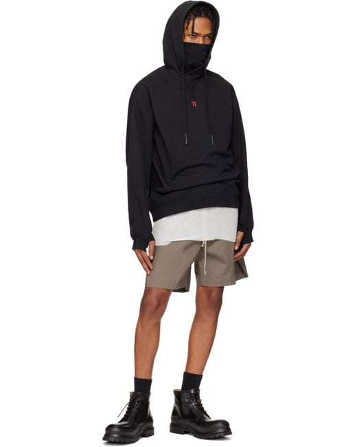Boris Bidjan Saberi 11 Black H2 Hoodie for men