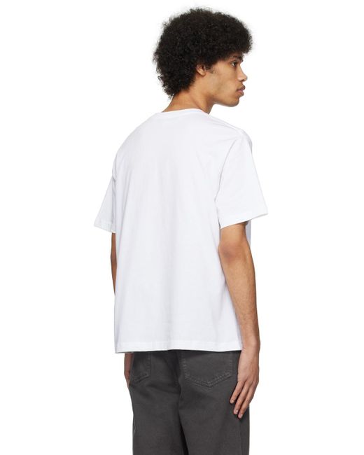 A.P.C. . White Natacha Ramsay-levi Edition Jean T-shirt for men