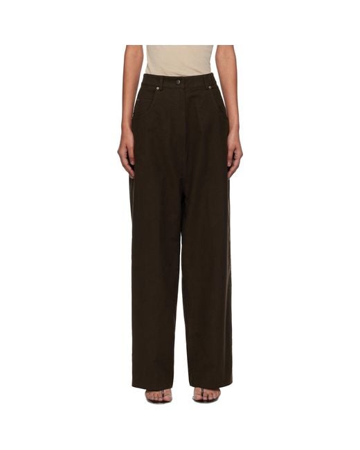 GIA STUDIOS Black Grace Trousers
