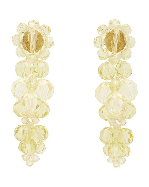 Simone Rocha Metallic Mini Cluster Earrings