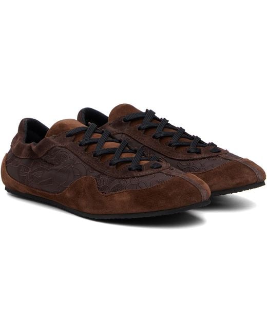 CECILIE BAHNSEN Brown Cbblaise Sneakers
