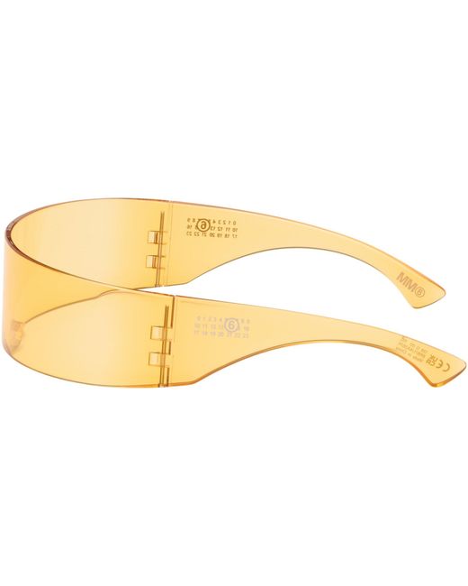 MM6 by Maison Margiela Black Ssense Exclusive Shield Sunglasses