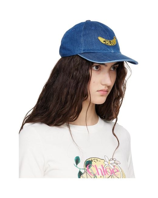 Chloé Blue 'The Chill' Denim Cap