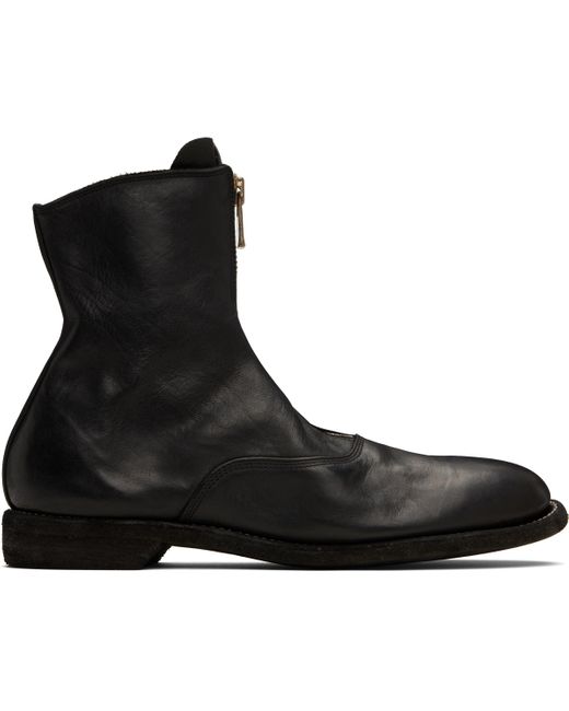 メンズ Guidi ブラック 210 ブーツ Black