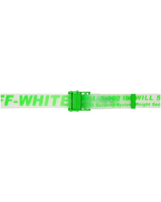 Off-White c/o Virgil Abloh Green Pvc Industrial Belt | Lyst