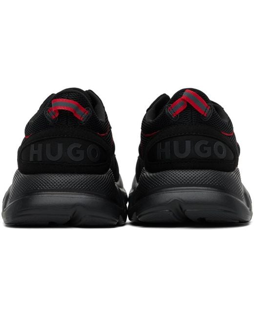 HUGO Black Leon Runn Sneakers for men