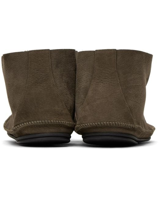 The Row Black Brown Tyler Desert Boots for men