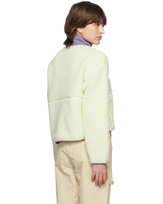 The North Face Natural Green Extreme Pile Sweatshirt