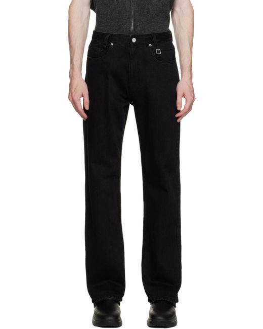 Wooyoungmi Black Straight-leg Jeans for men