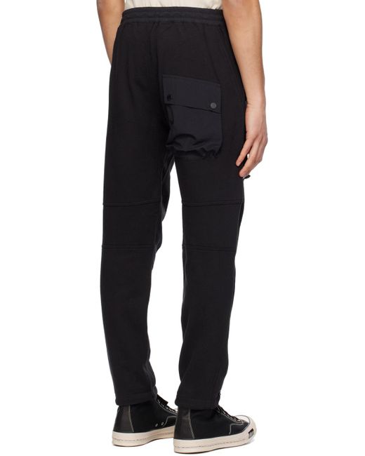 Maharishi Black Articulated Cargo Pants for men