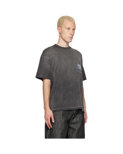Represent Gray 'Nothing Faster' T-Shirt for men
