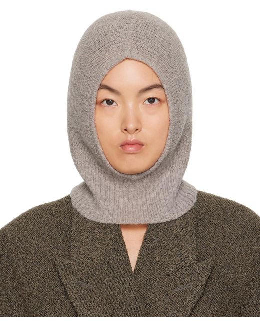 Amomento Multicolor Taupe Rib Balaclava