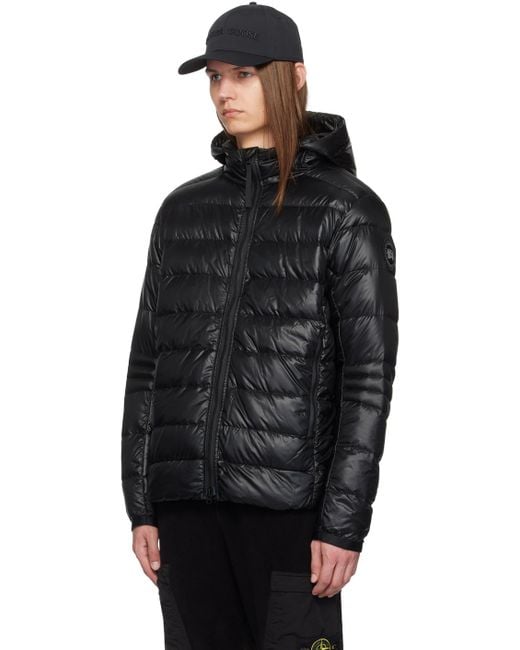 Canada Goose Black ' Label' Crofton Down Jacket for men