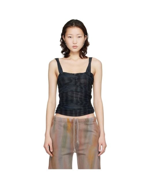 Collina Strada Black Nettle Tank Top