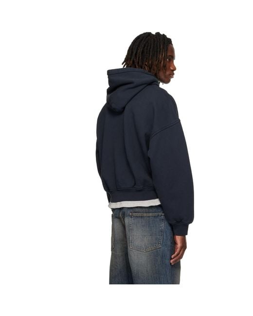 Rhude Black Regatta Club' Hoodie for men