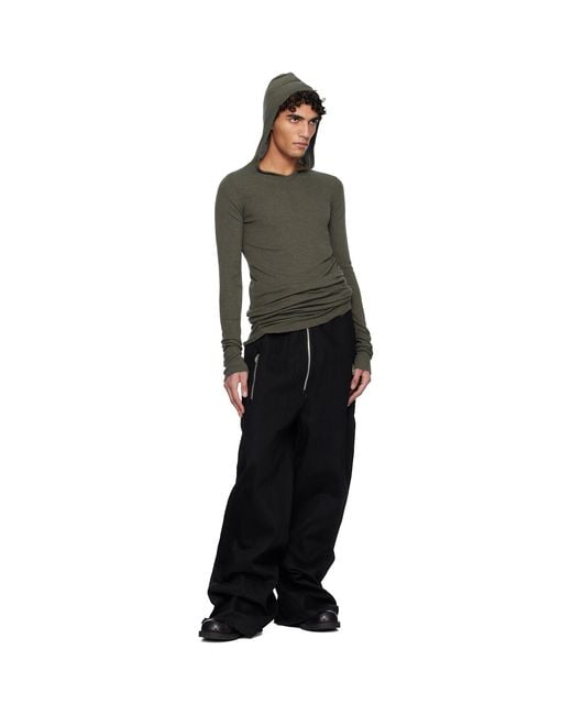 SWAMPGOD Black Palombaro Bottom Trousers for men