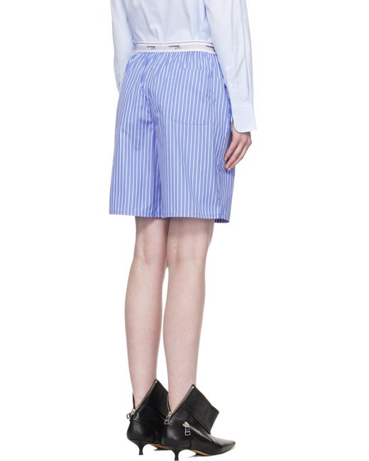 HOMMEGIRLS ブルー バスケットボール ショーツ Blue