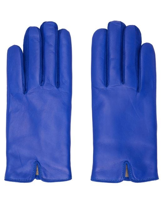 Handsome Stockholm Blue Ssense Exclusive Essentials Gloves for men