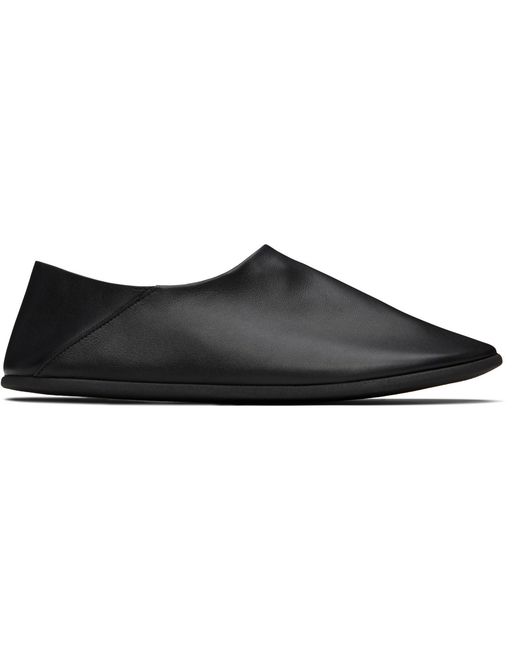 Christen Black Big Bootie Mule Loafers