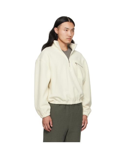 Rier White Off- Sweater for men